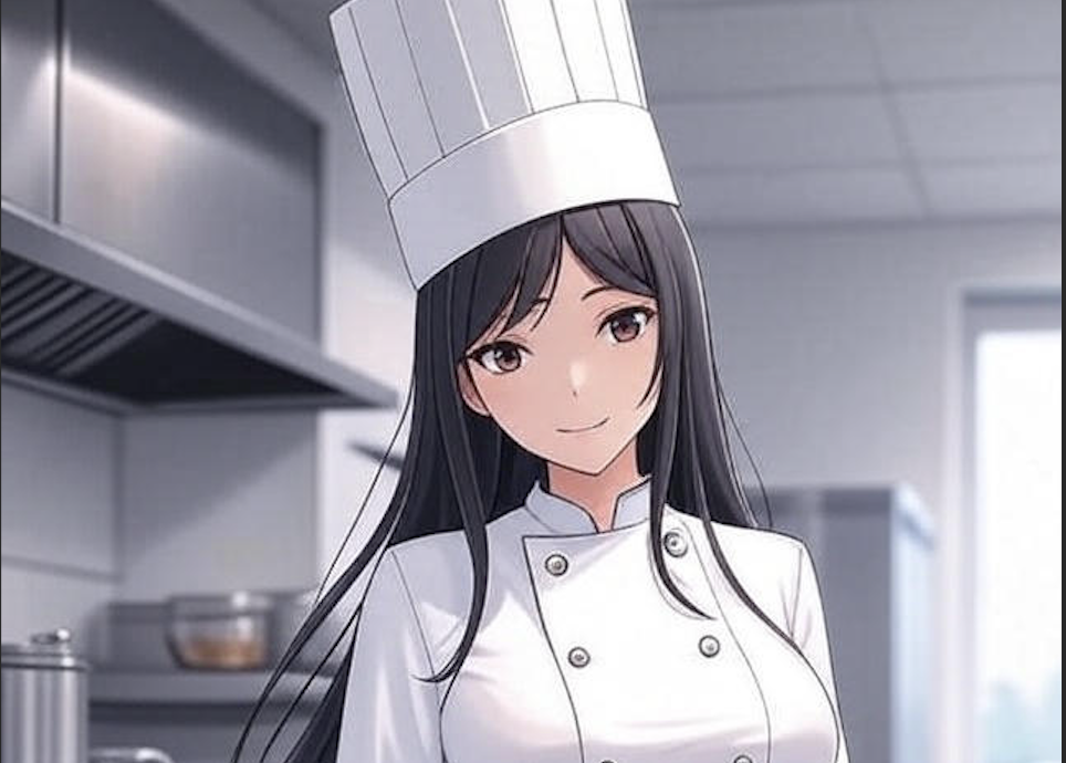 Head Baker Ayaka Tanaka in bakery kitchen
