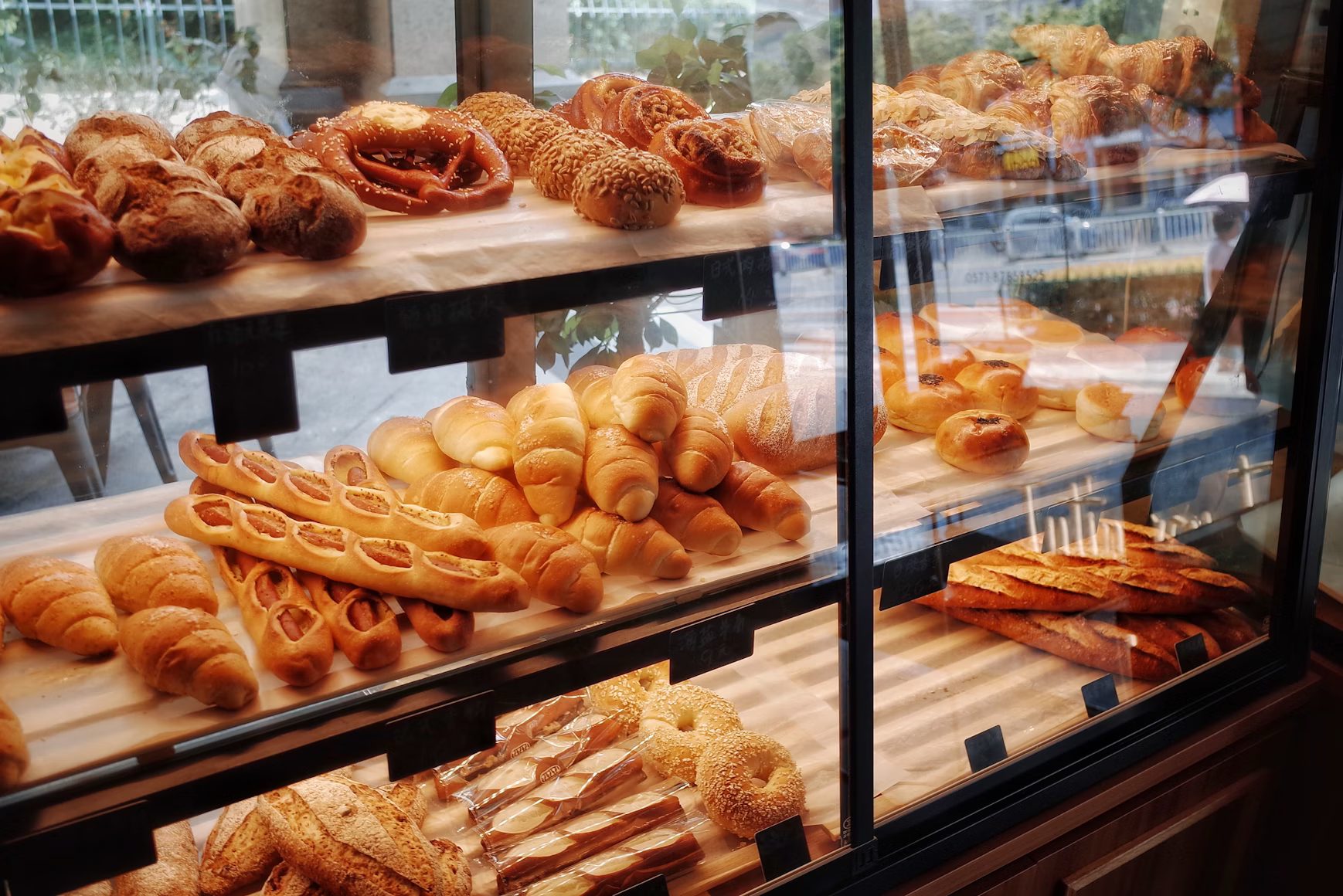 Warm and inviting interior of Baker T pastry shop